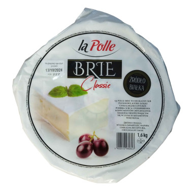 Сир Брі La Polle 1,6кг Сир Брі La Polle 1,6кг