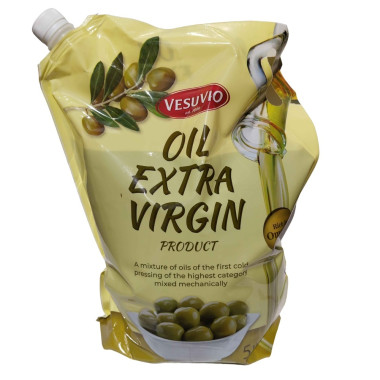 Олія оливкова Extra Virgin Vesuvio 5л пакет Олія оливкова Extra Virgin Vesuvio 5л пакет