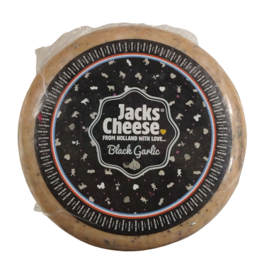 Сыр полутвердый с чёрным чесноком Jacks Cheese Сыр полутвердый с чёрным чесноком Jacks Cheese