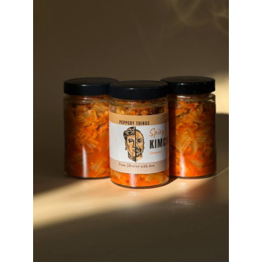 Капуста крафтова Кімчі Peppery Things 350г Капуста крафтова Кімчі Peppery Things 350г