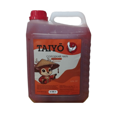 Соус солодкий чилі Taiyo, 5,5л Соус солодкий чилі Taiyo, 5,5л
