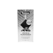 Шоколад молочний без цукру Torras з мигдалем Leche & Almendras