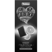 Шоколад TM Torras без цукру та глютену чорний з апельсином