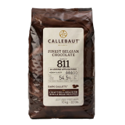 Темный шоколад кувертюр 811NV-01B «Callebaut»
